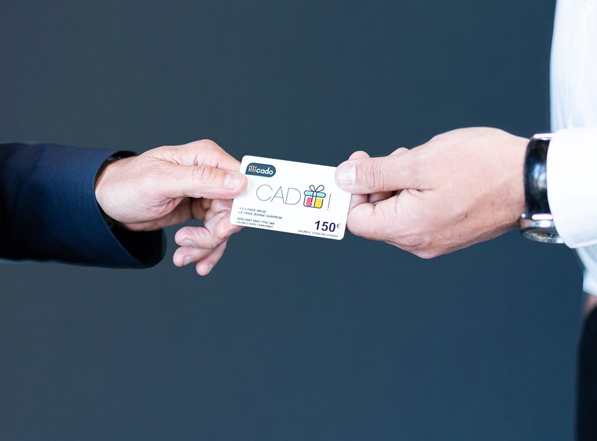 carte cadeau illicado de 150 euros offerte