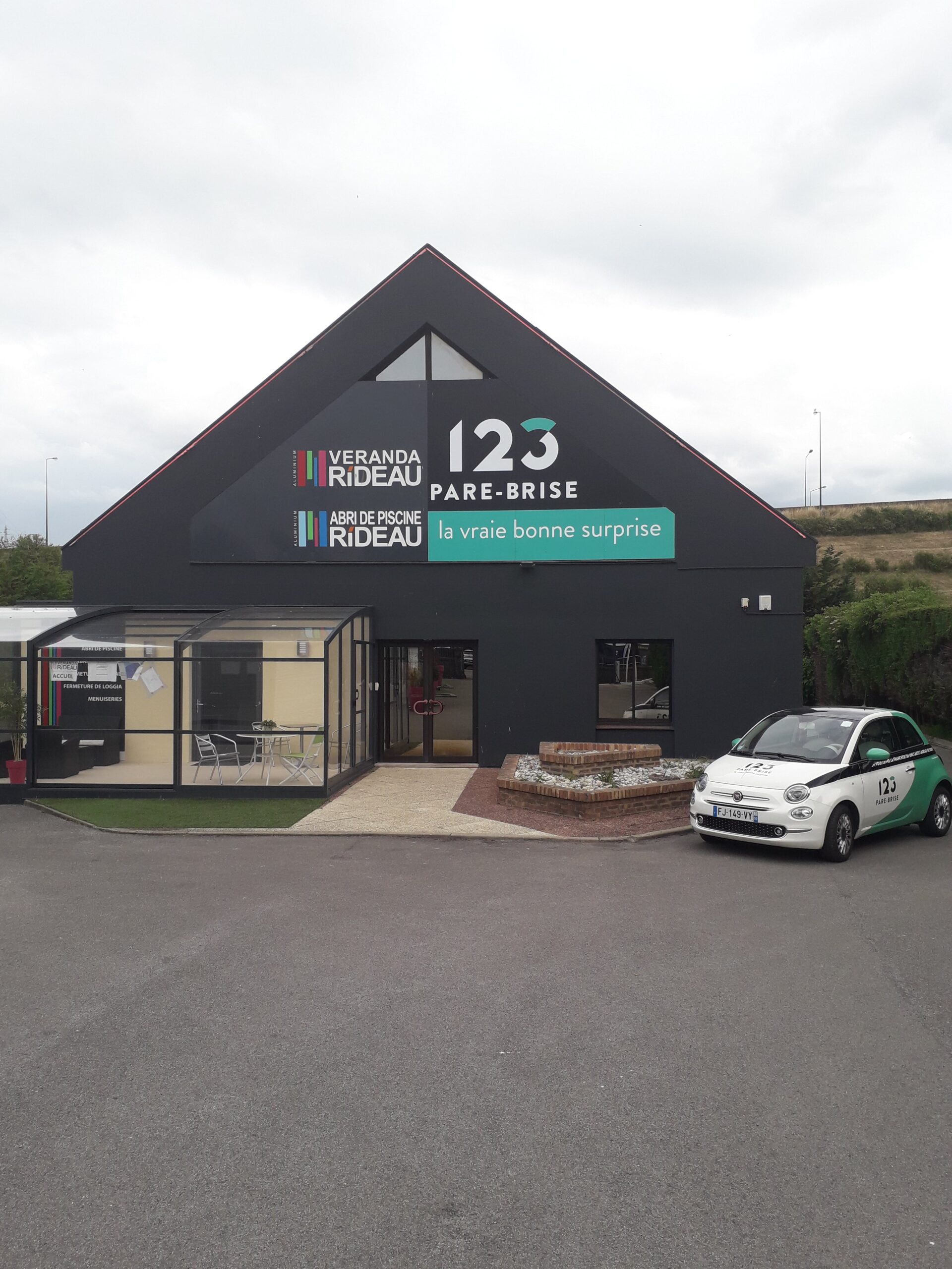 Devanture de notre agence 123 Pare-Brise Boulogne-sur-Mer