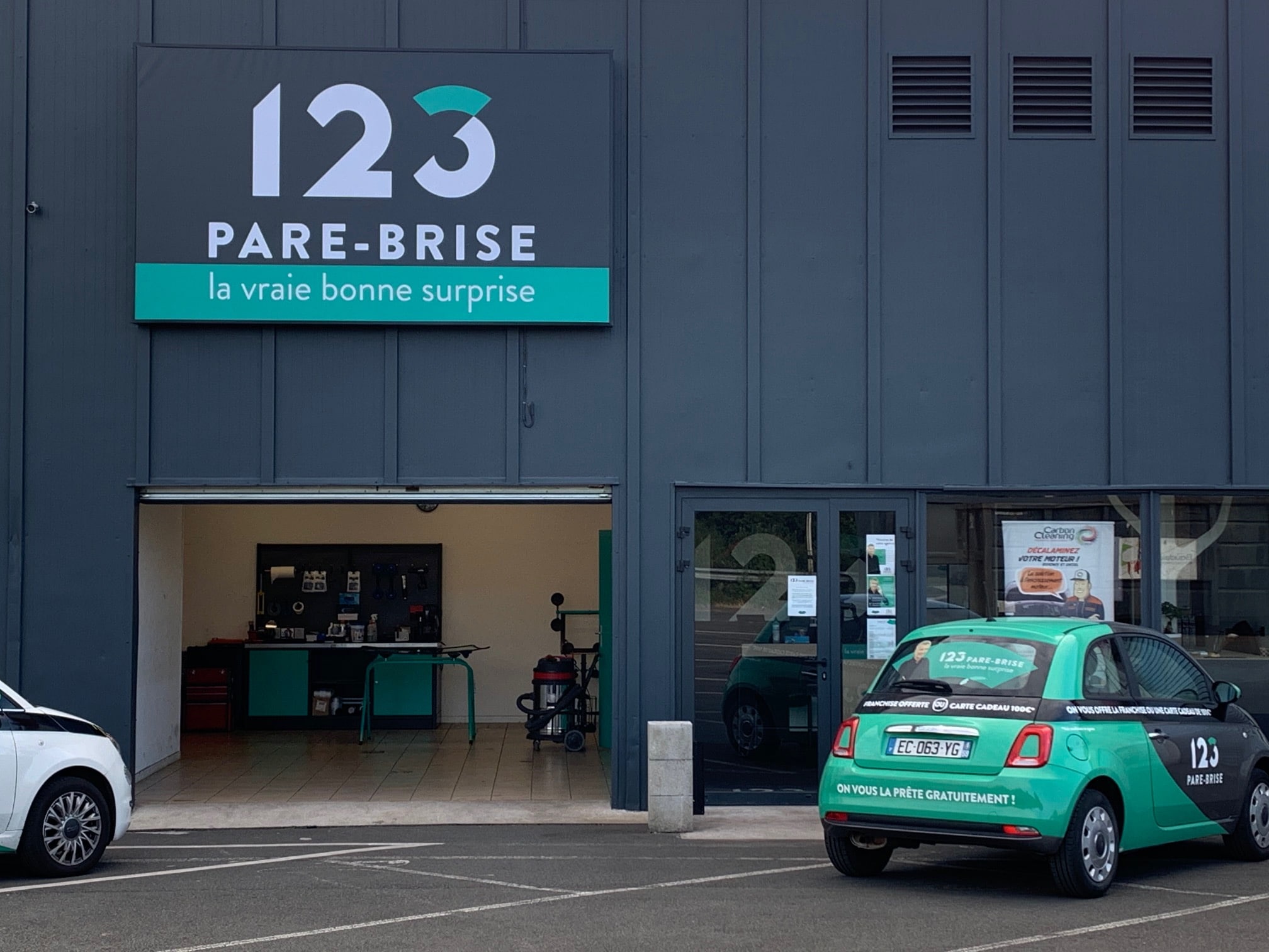 Façade de l'agence 123 Pare-Brise Lomme