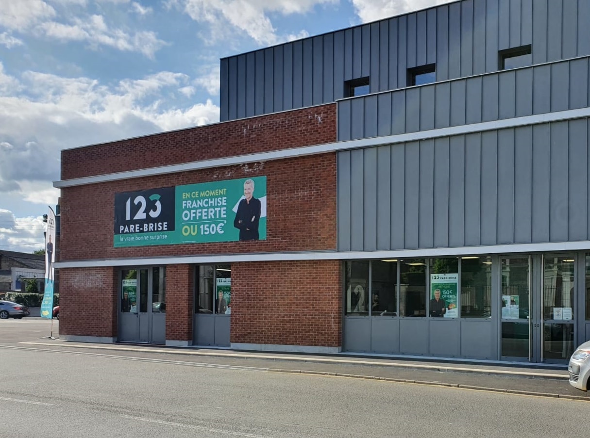 Façade de l'agence 123 Pare-Brise Béthune