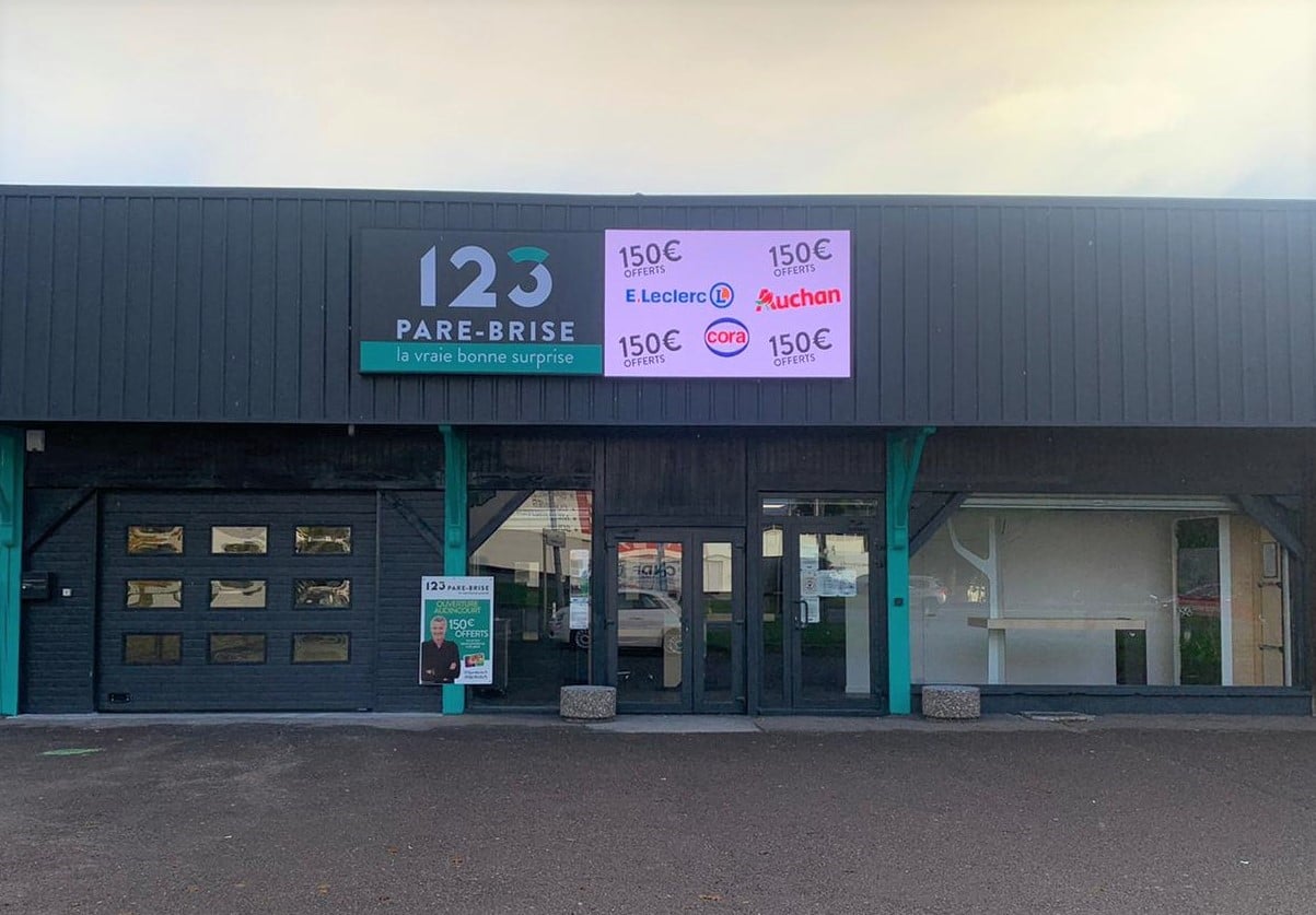 Devanture de l'agence 123 Pare-Brise Audincourt