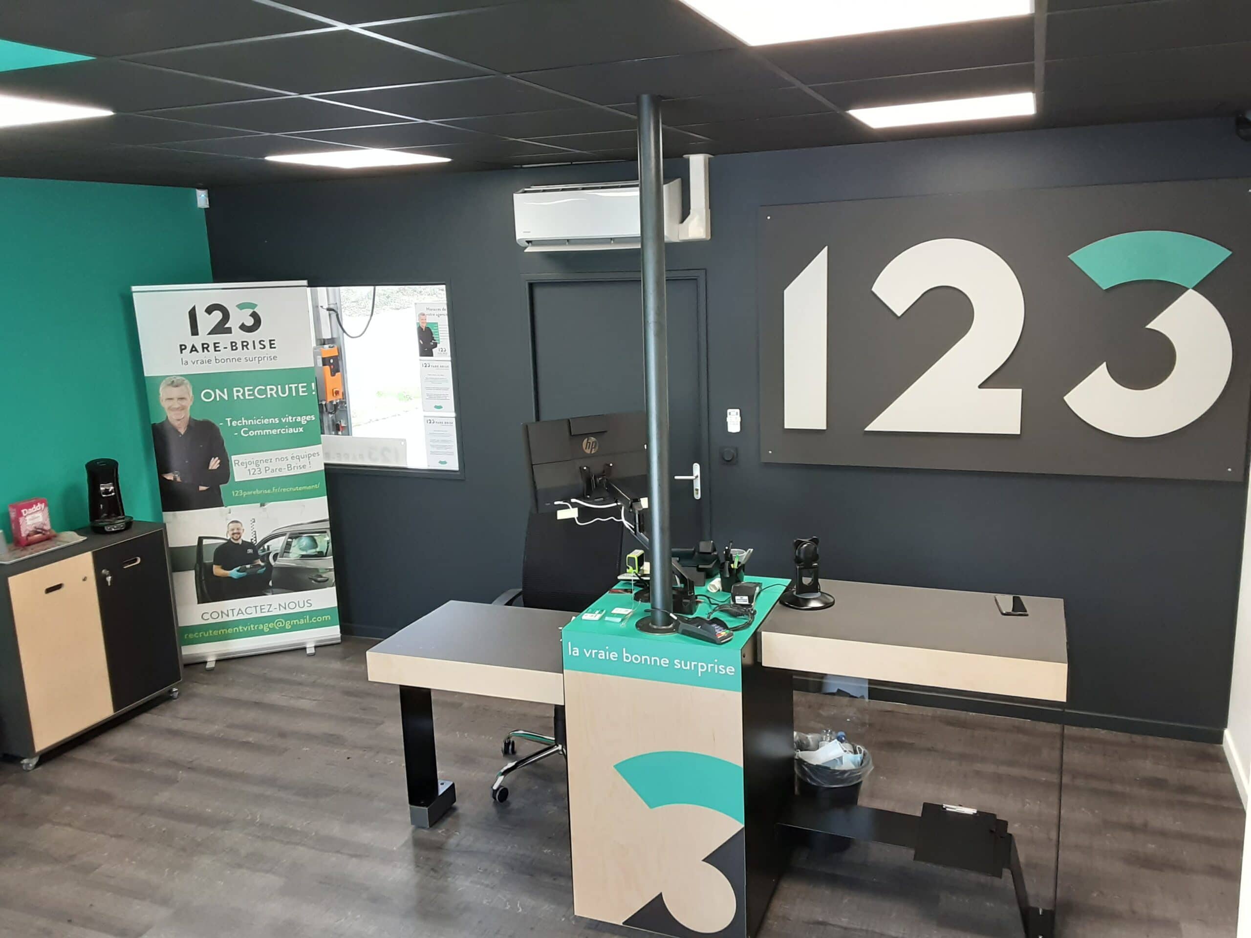 Accueil de l'agence 123 Pare-Brise Voiron