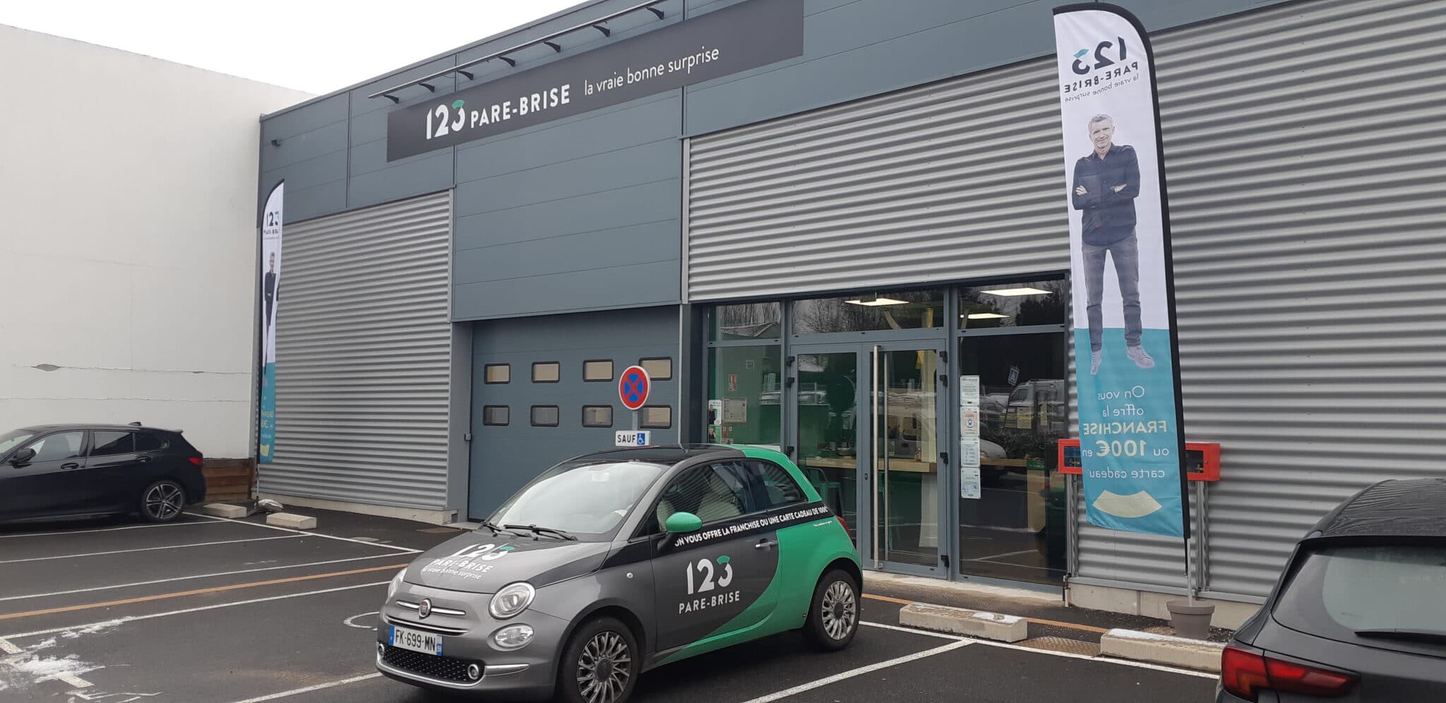 Devanture du centre 123 Pare-Brise Riom