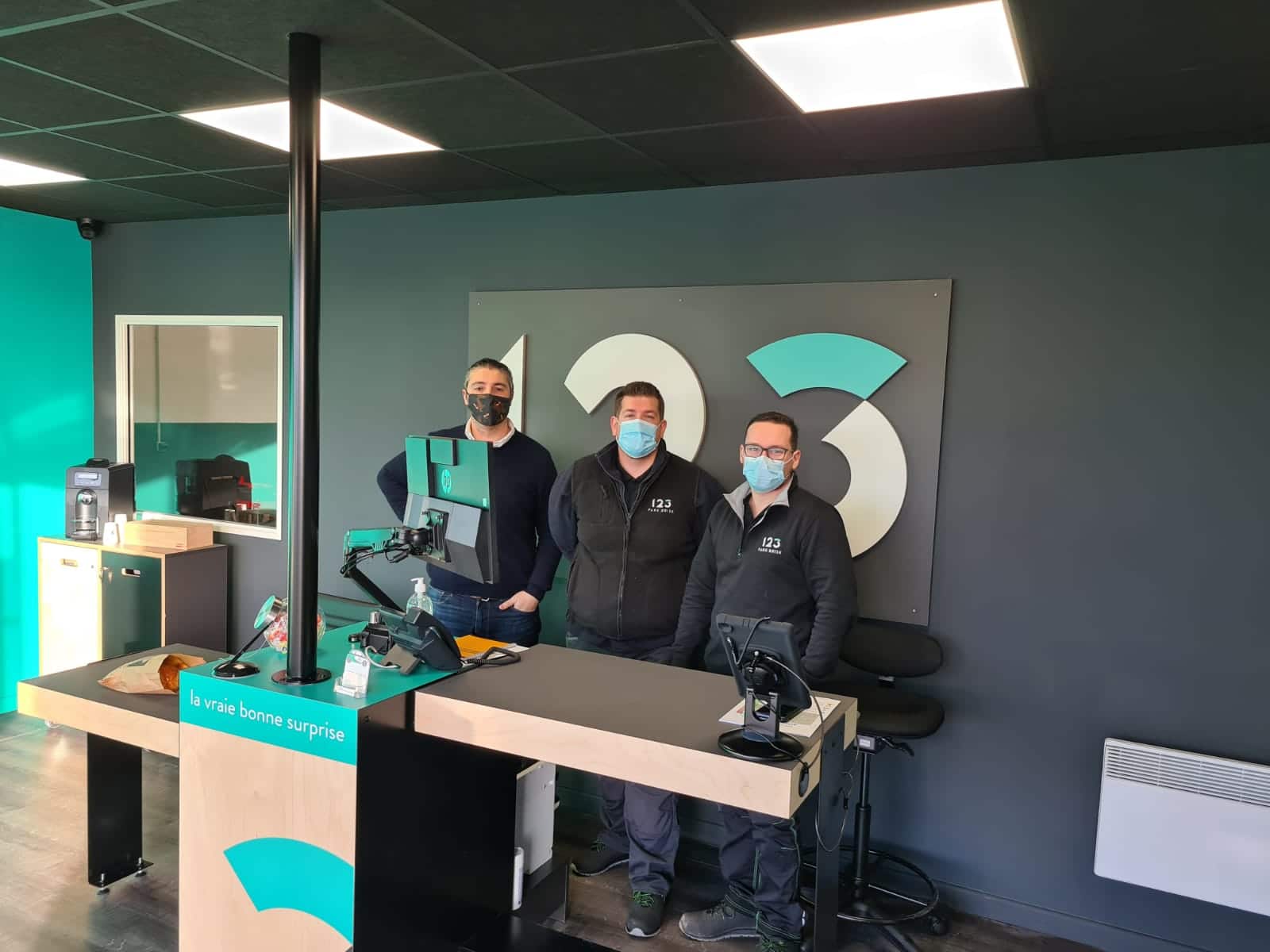 Equipe du centre 123 Pare-Brise Evreux