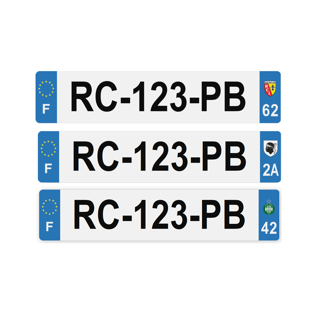 Stickers Plaque Immatriculation Bmw d’occasion