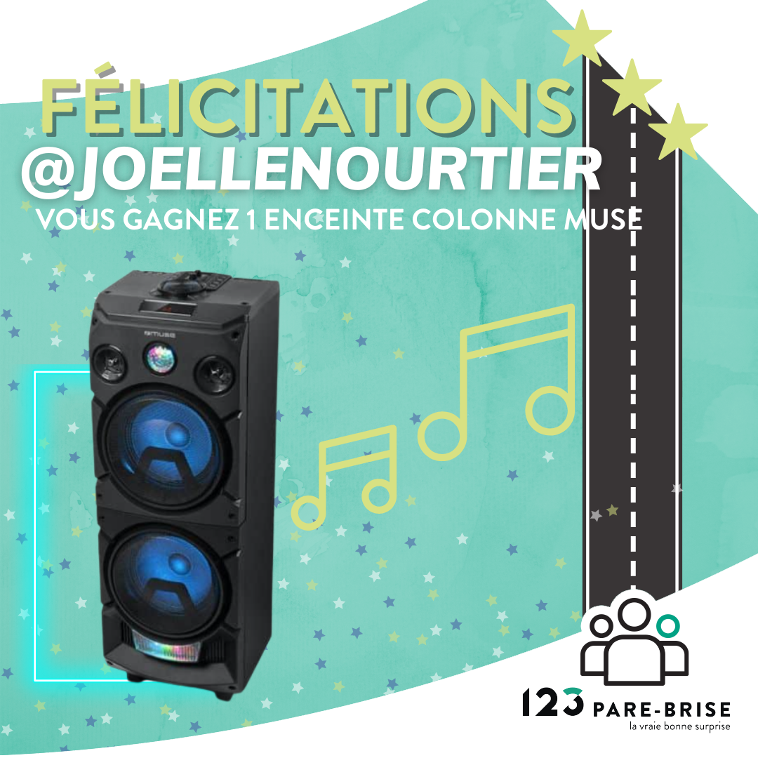 Gagnant de l'enceinte colonne Muse