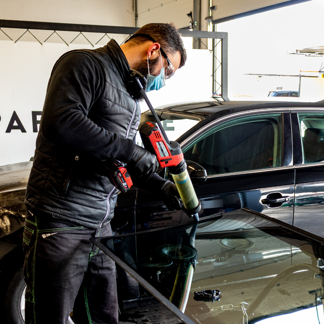 Colle pour réparation de pare-brise de voiture, outil de