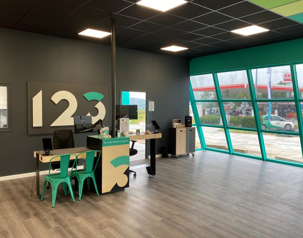 Accueil client de l'agence 123 Pare-Brise Besançon