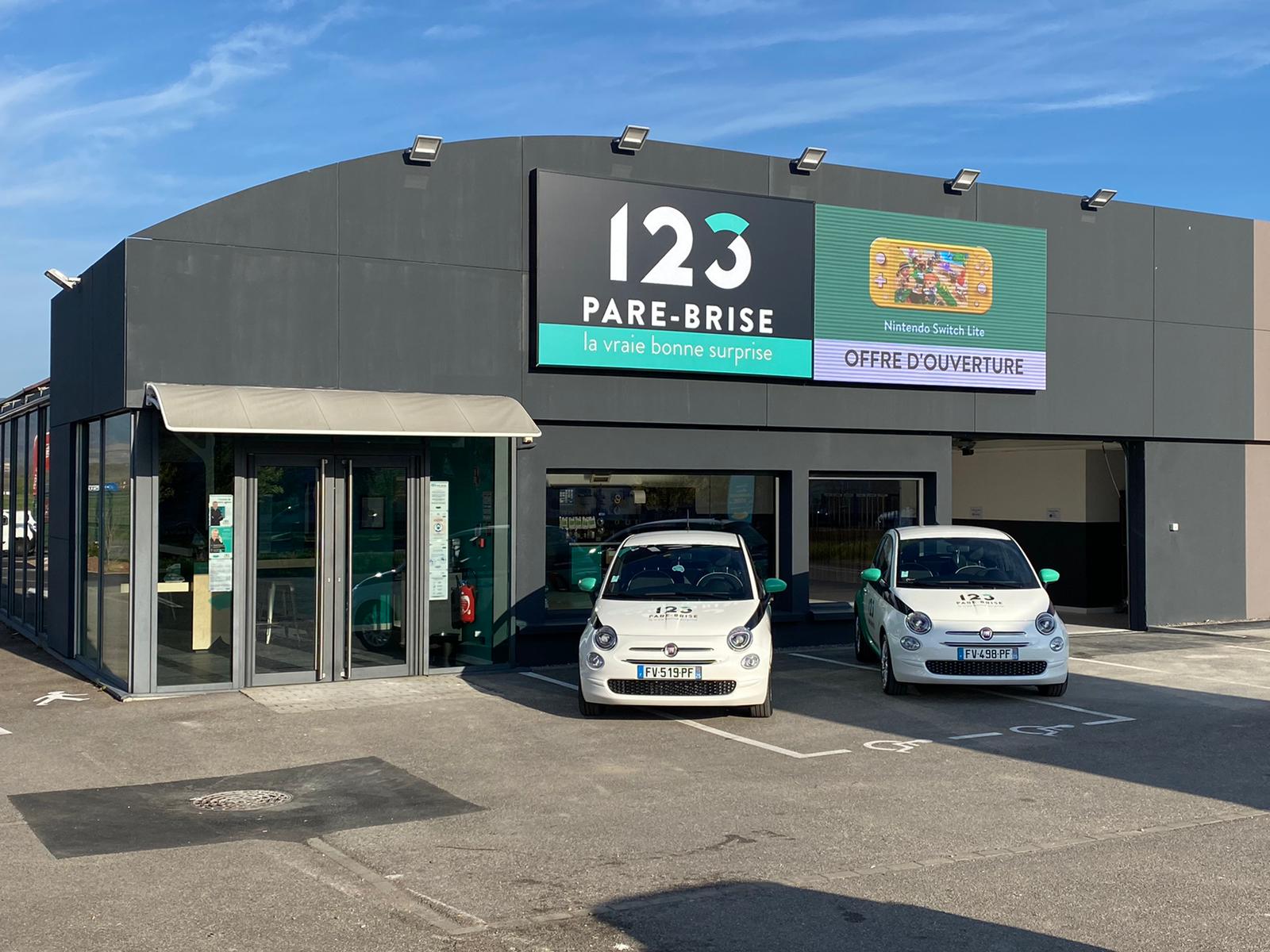 Façade de l'agence 123 Pare-Brise Colmar