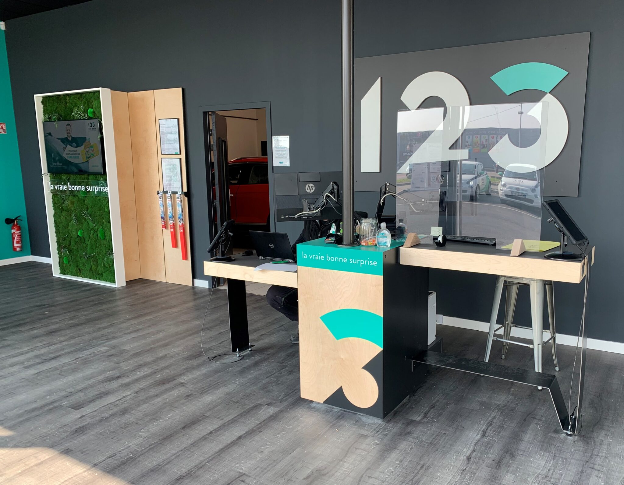 Accueil client de l'agence 123 Pare-Brise Mulhouse