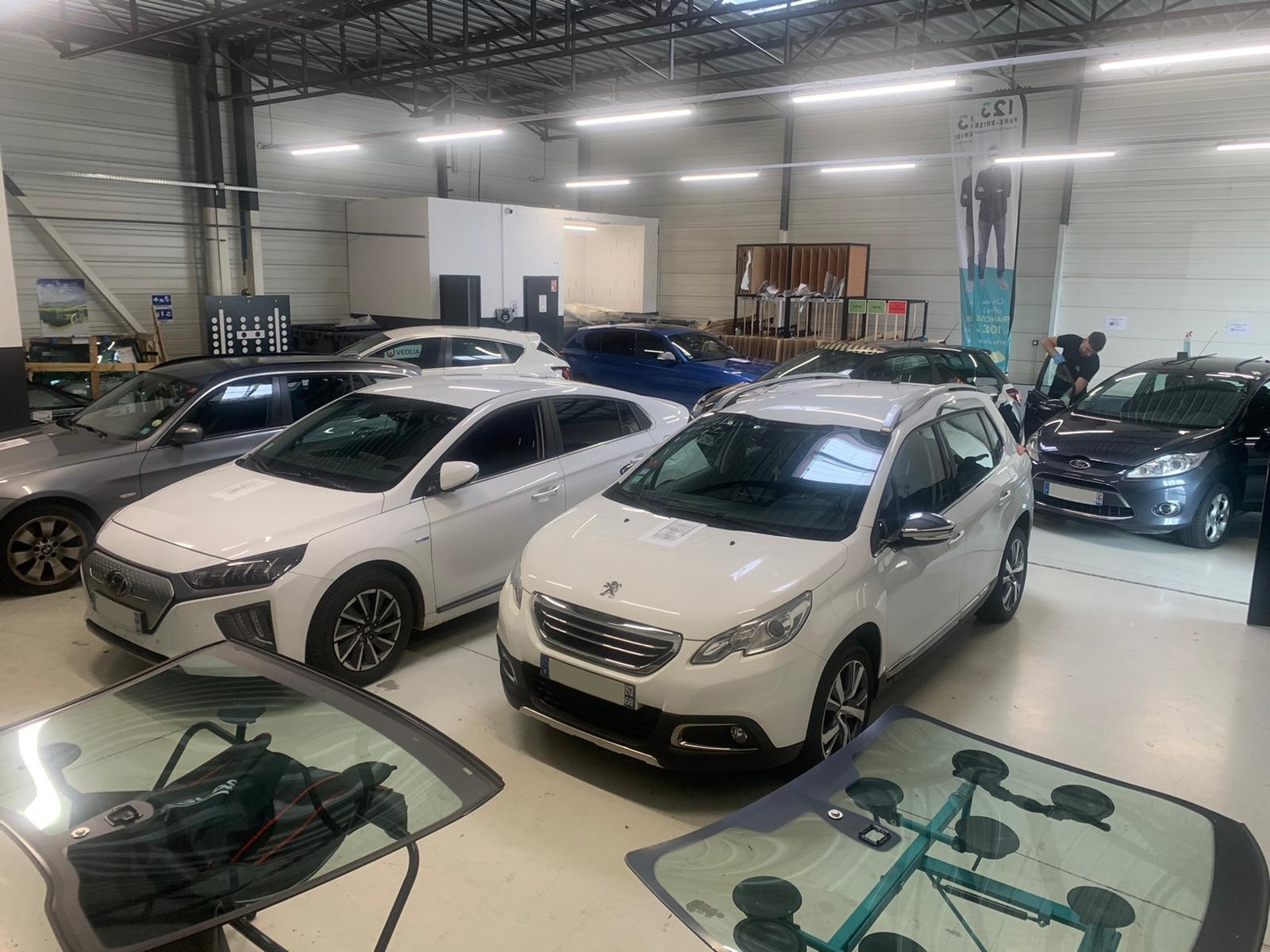 Atelier complet du garage 123 Pare-Brise Mulhouse