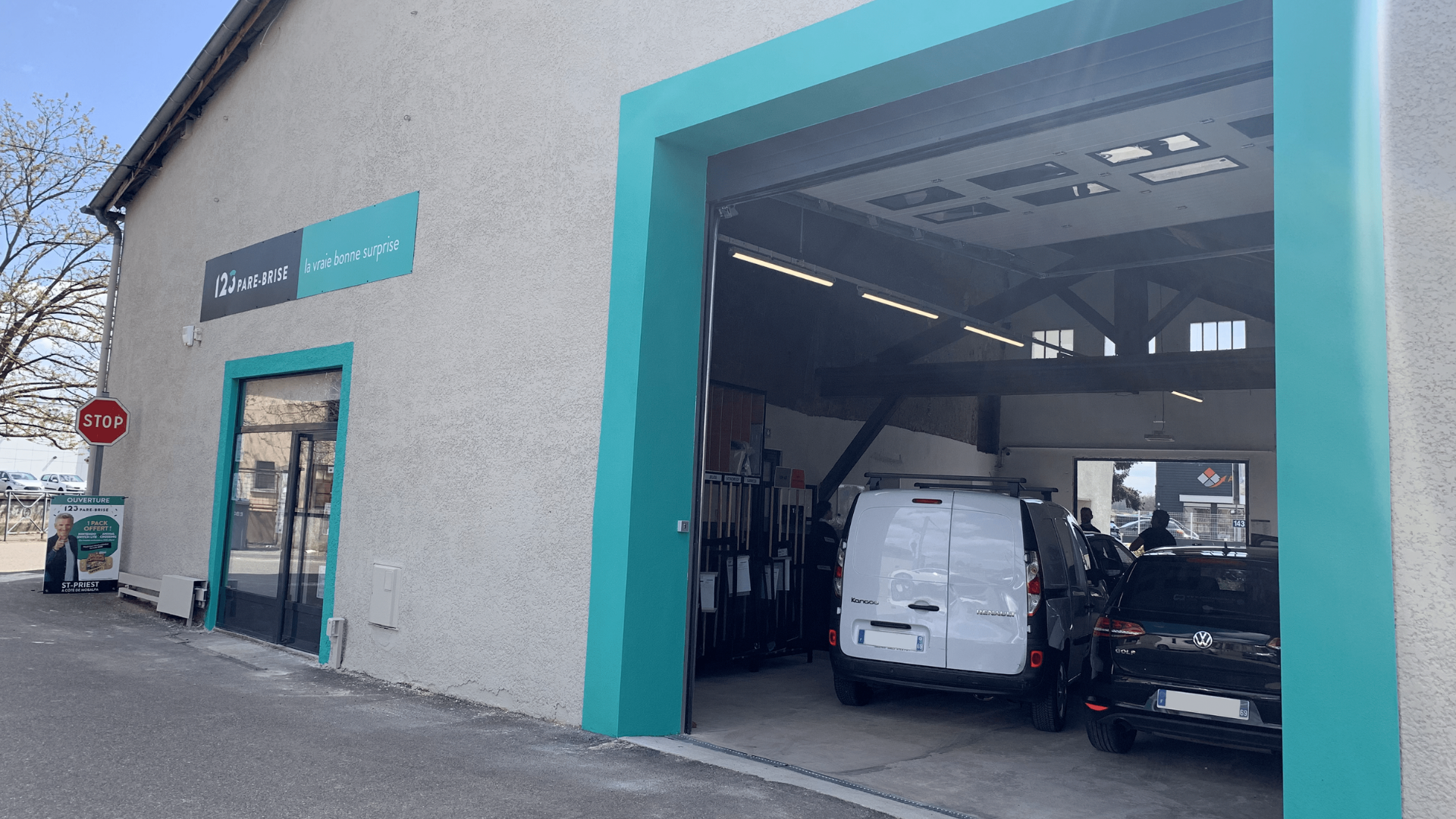 Extérieur du garage 123 Pare-Brise Saint-Priest