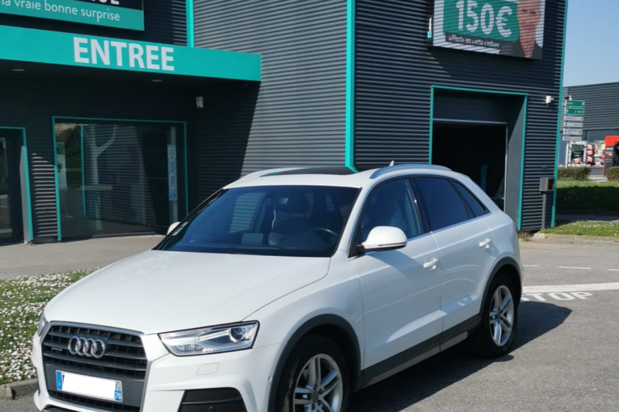 Les logos des marques de voiture : Remplacement d'un pare-brise sur une Audi dans notre agence 123 Pare-Brise Le Havre.