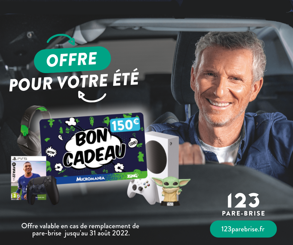 offre d'été 123 Pare-Brise