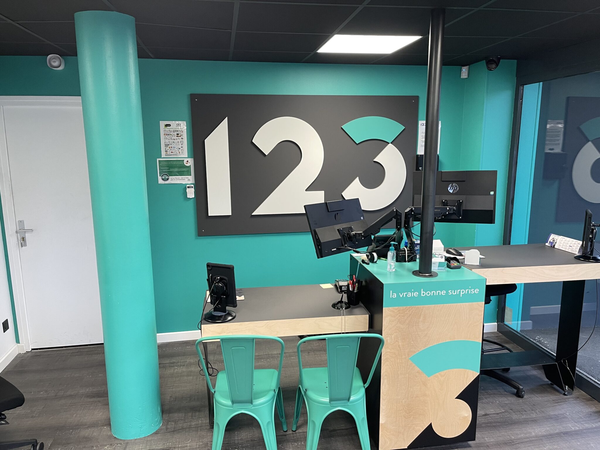 Agence 123 Pare Brise Rouen Barentin accueil