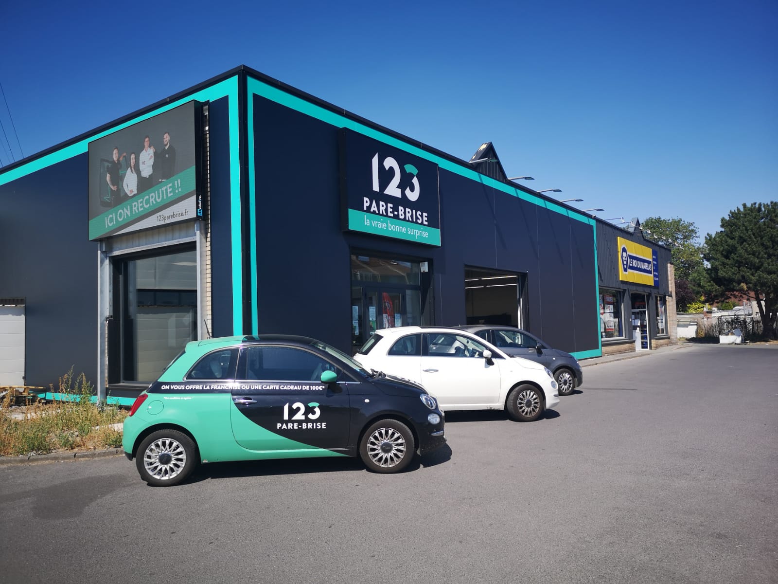 Agence 123 Pare Brise Villeneuve d'Ascq extérieur