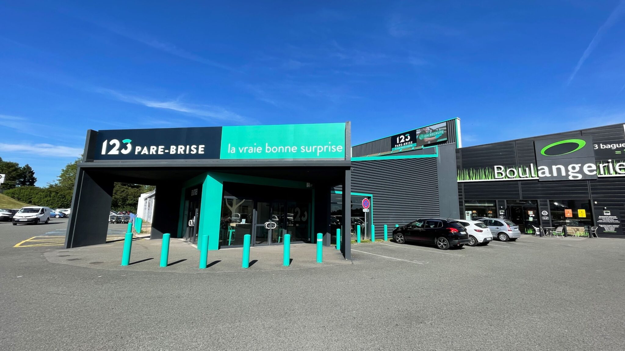 Agence 123 Pare Brise Rouen Barentin extérieur