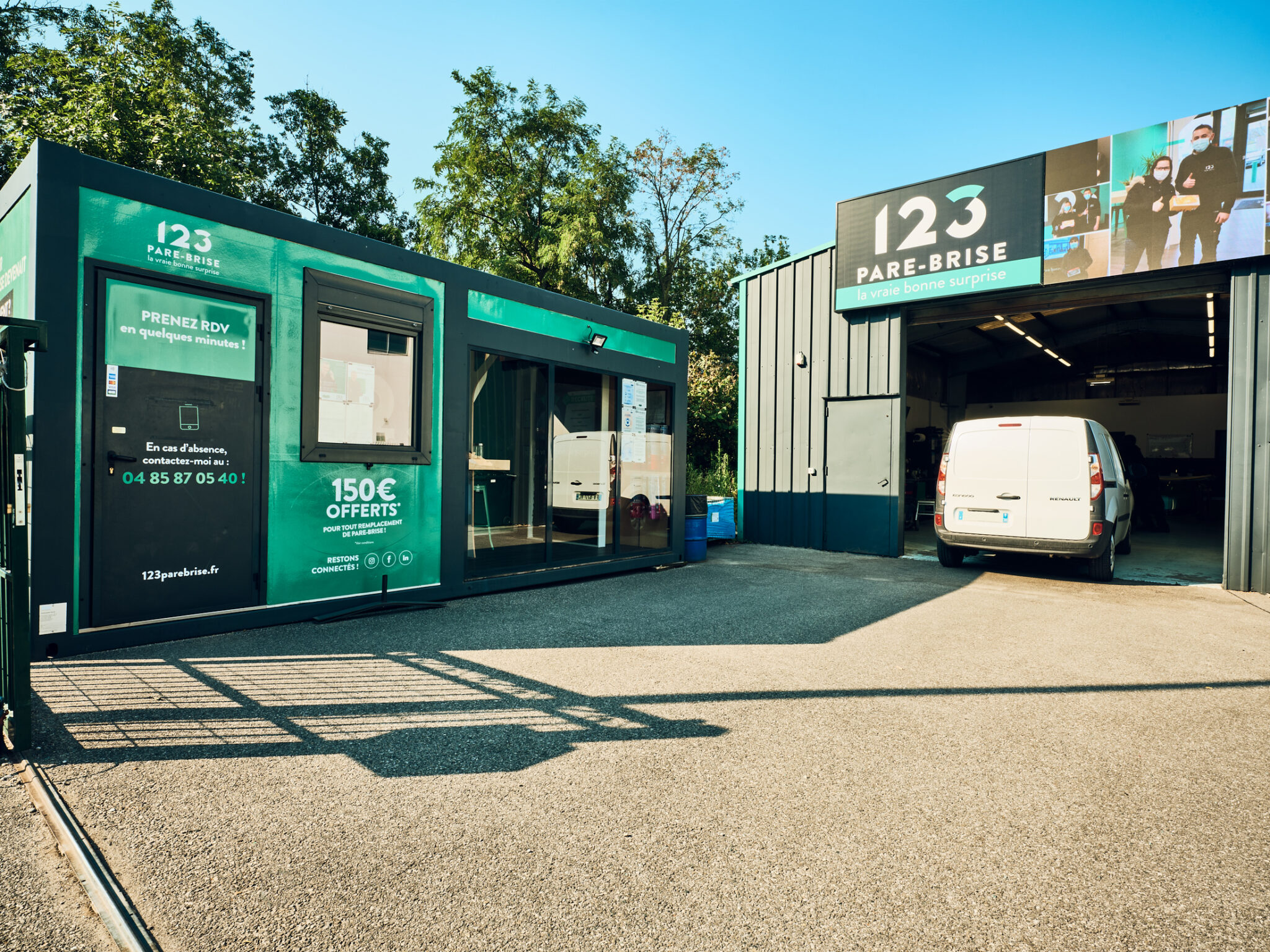 Agence 123 Pare Brise Saint Egreve entrée client