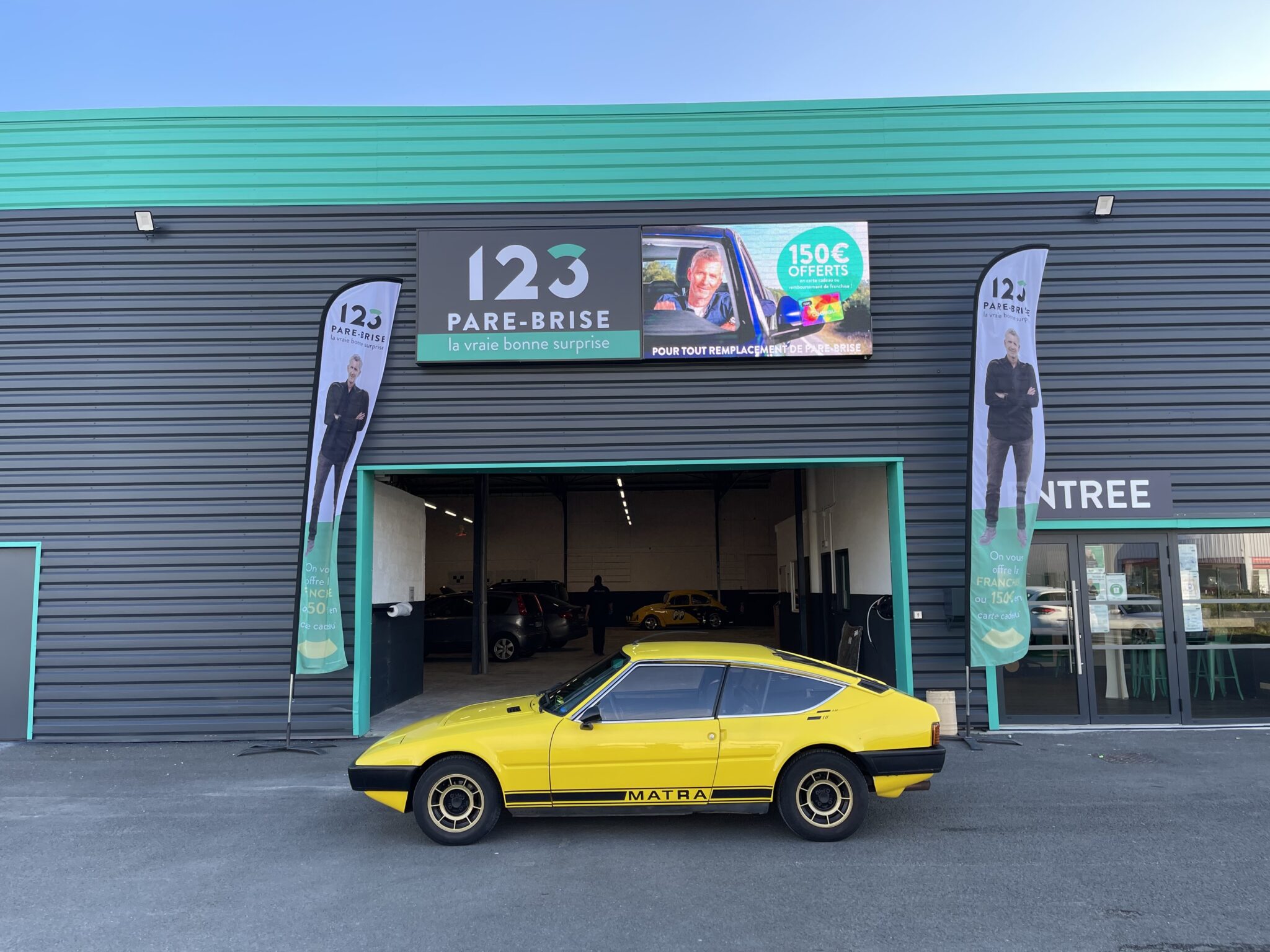 Agence 123 Pare Brise Le Mans Arnage véhicule original