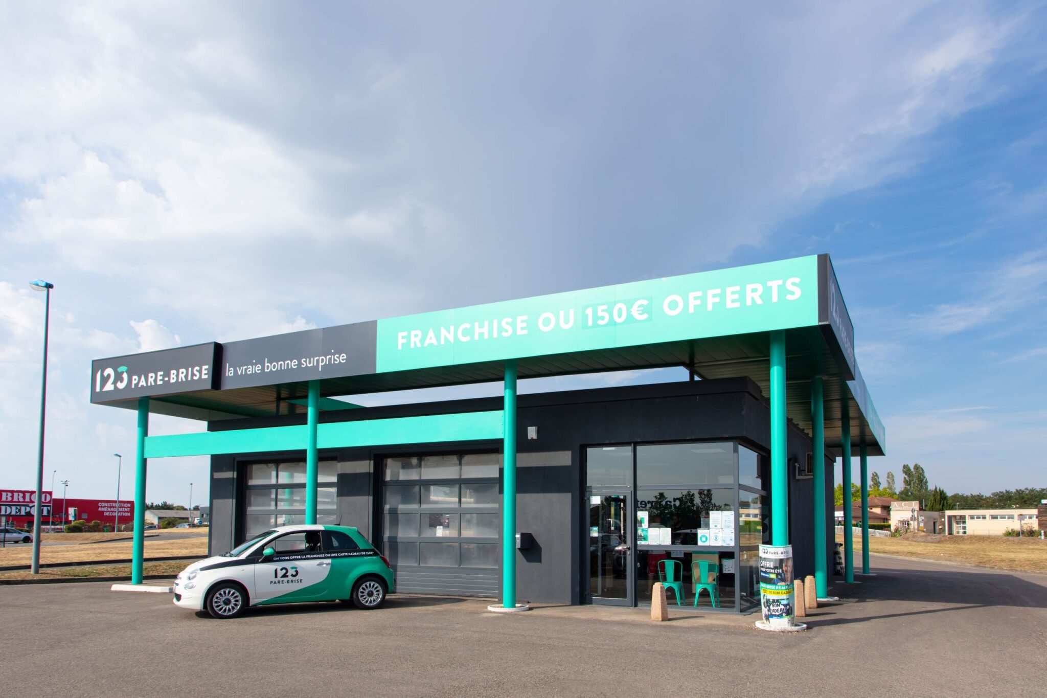 Agence 123 Pare Brise de Macon exterieur