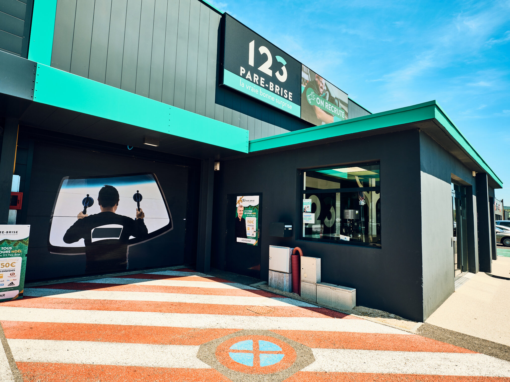 Agence 123 Pare Brise Montélimar exterieur