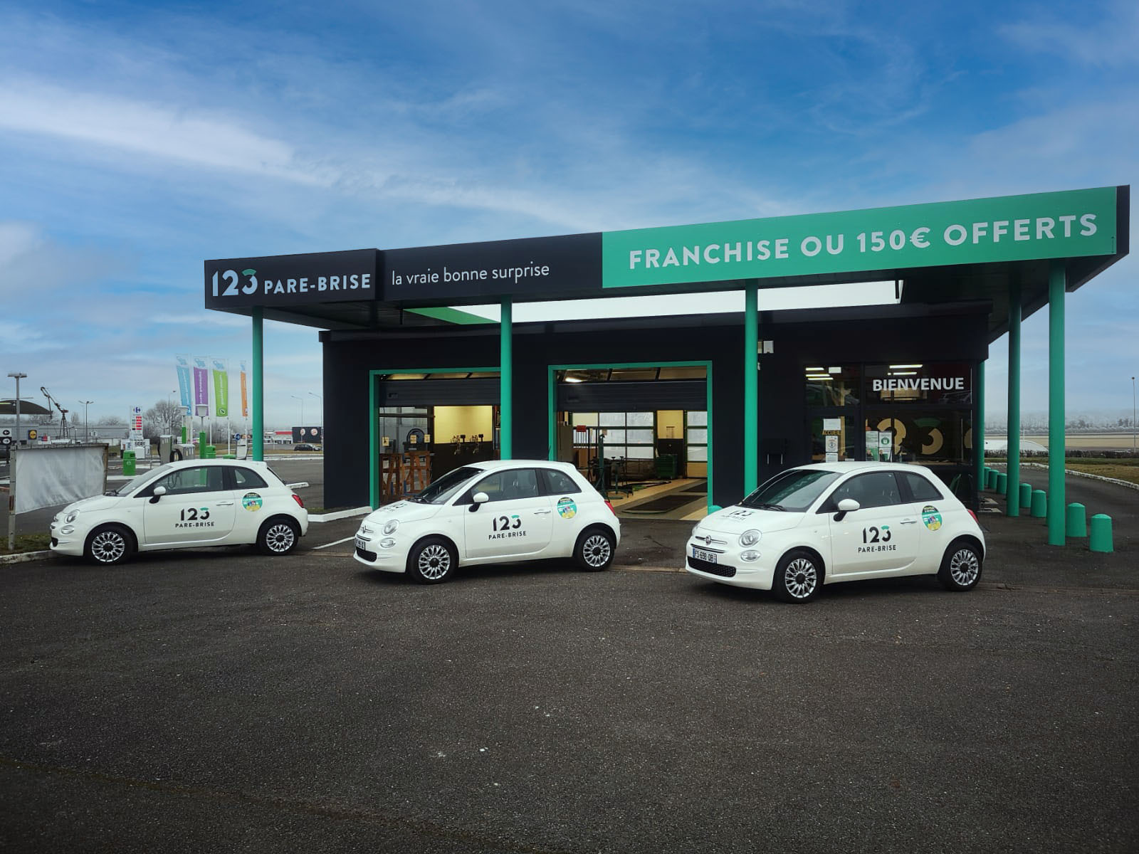 Agence 123 Pare Brise Nevers véhicule de courtoisie