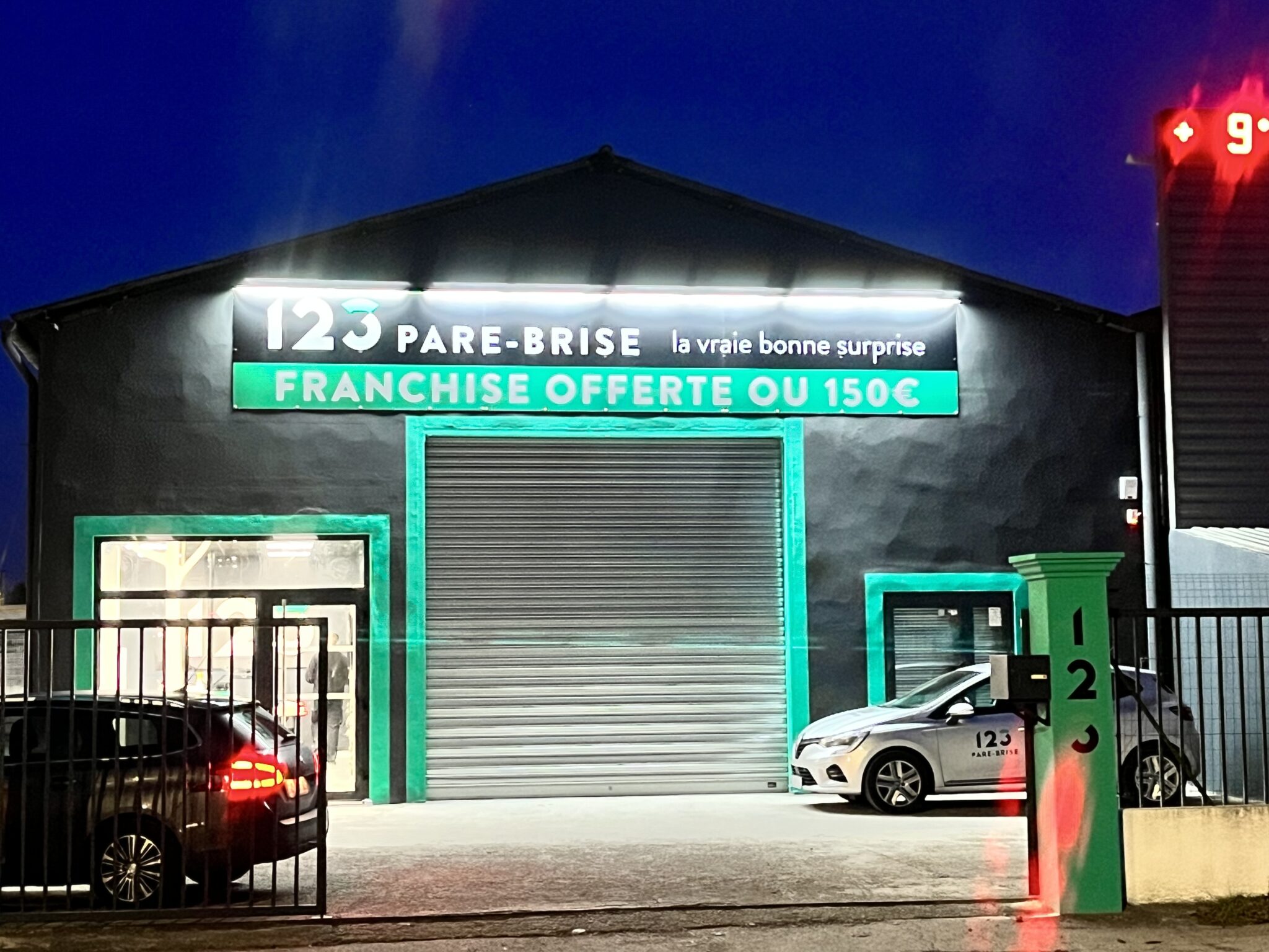 Agence 123 Pare Brise Béziers devanture