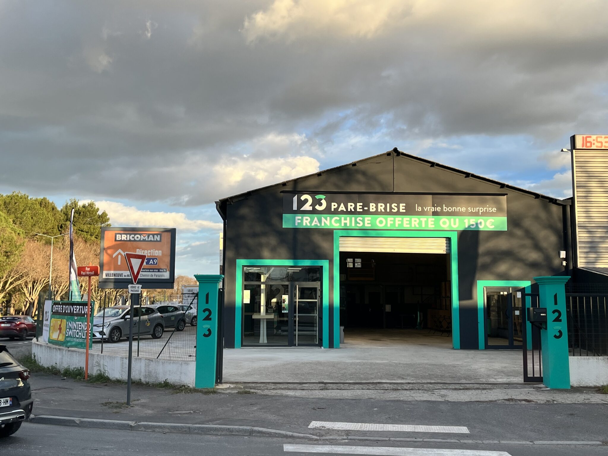 Agence 123 Pare Brise Béziers façade