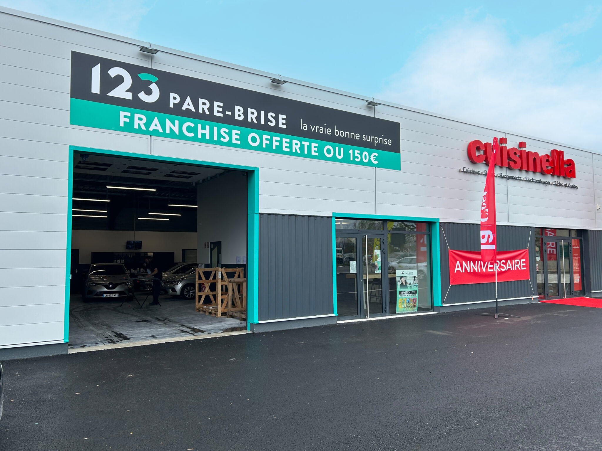 Agence 123 Pare-Brise Moulins extérieur