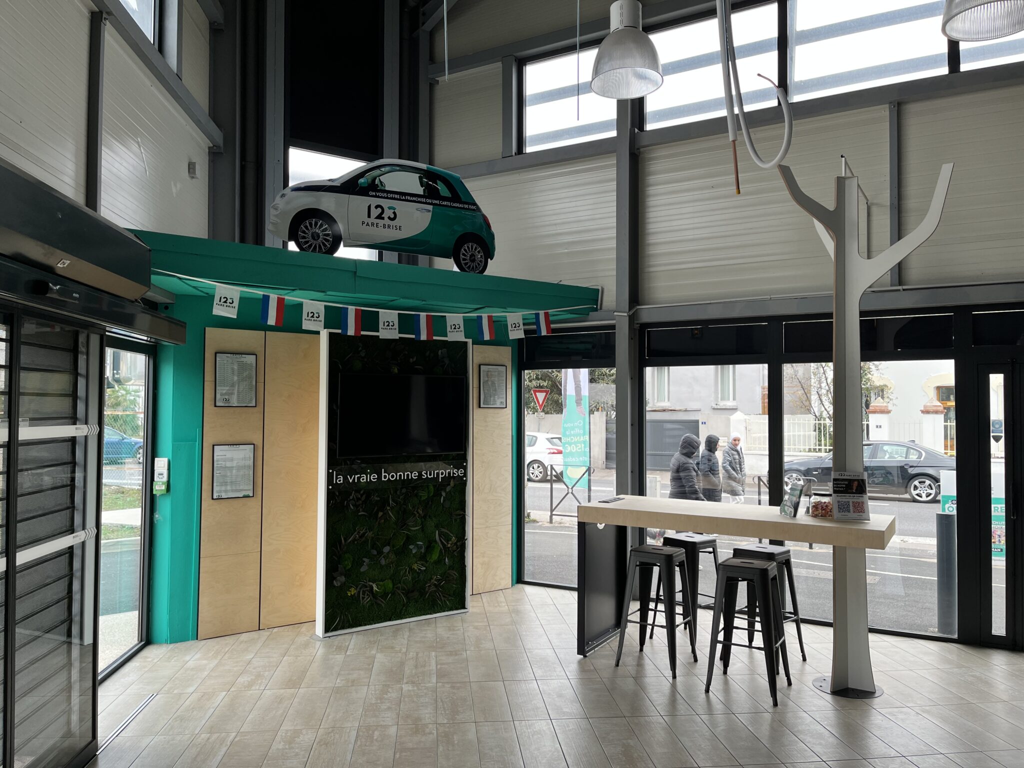 Agence 123 Pare Brise Perpignan sud intérieur