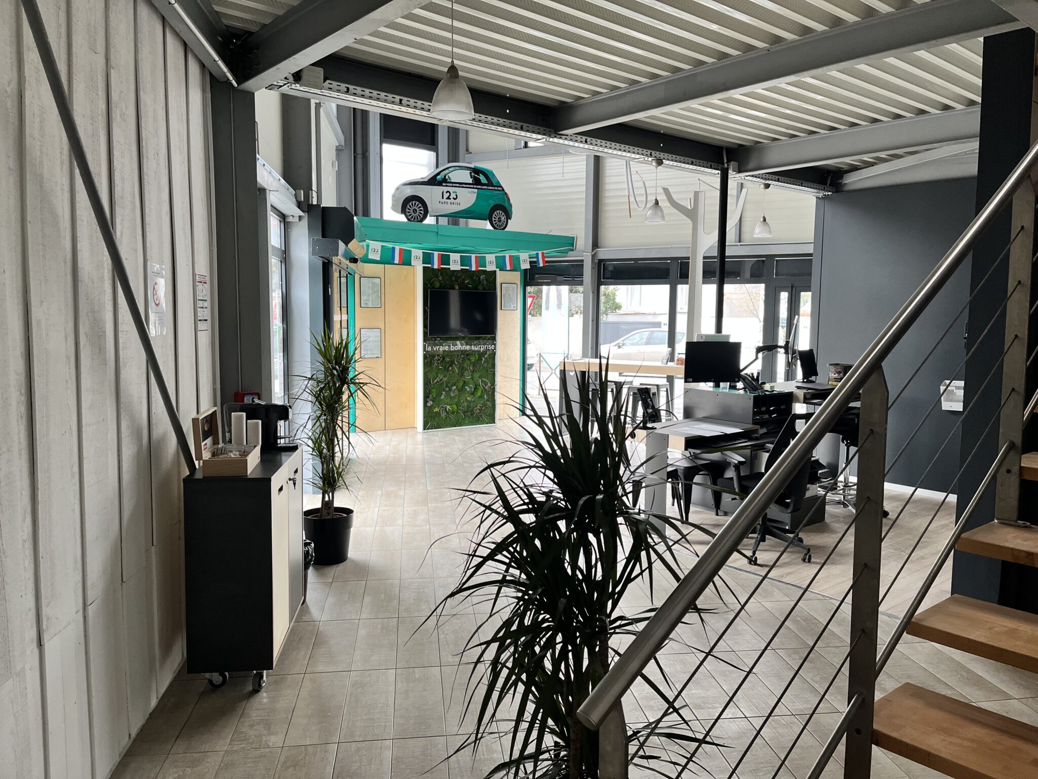 Agence 123 Pare Brise Perpignan sud intérieur