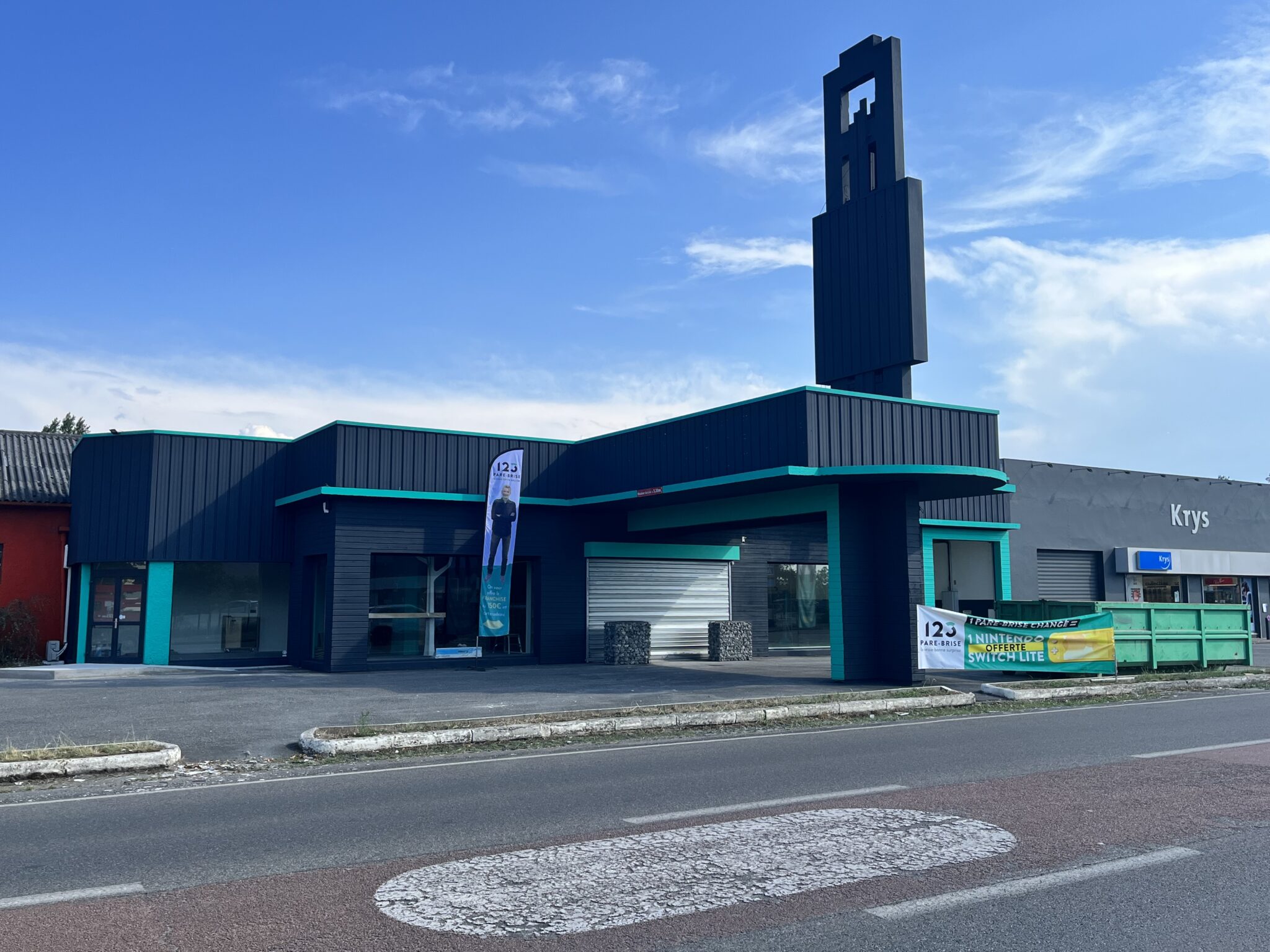 Agence 123 Pare Brise Tarbe Odos extérieur