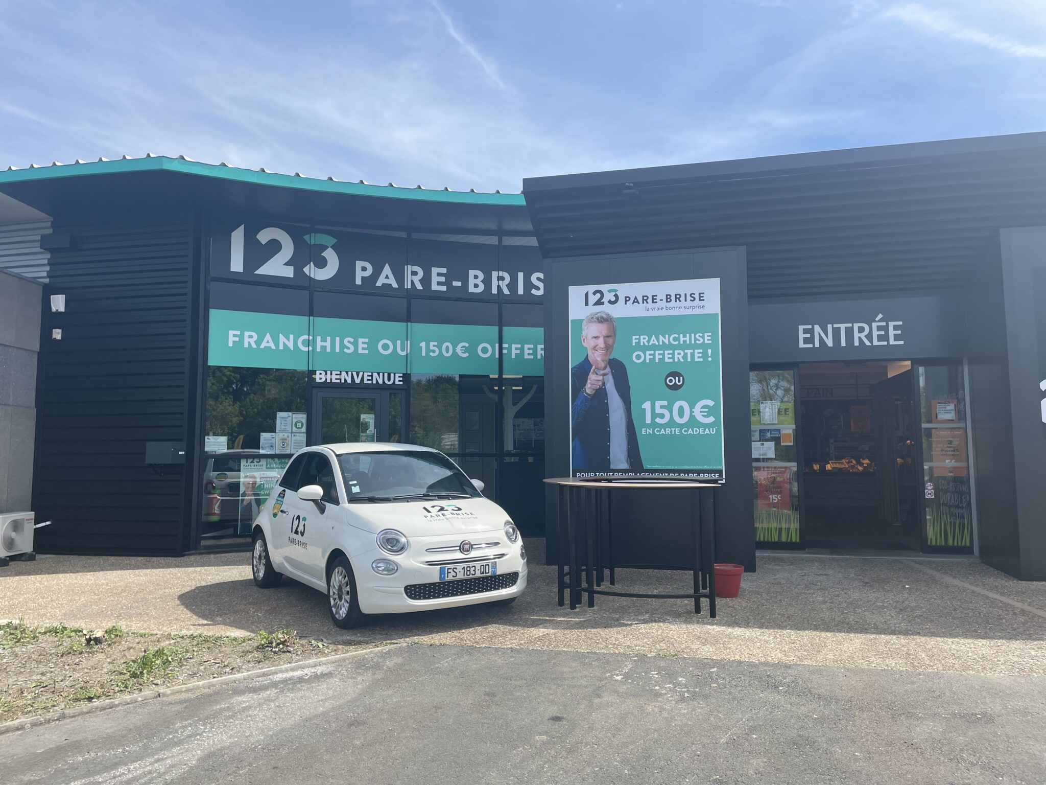 Agence 123 Pare Brise Angers façade