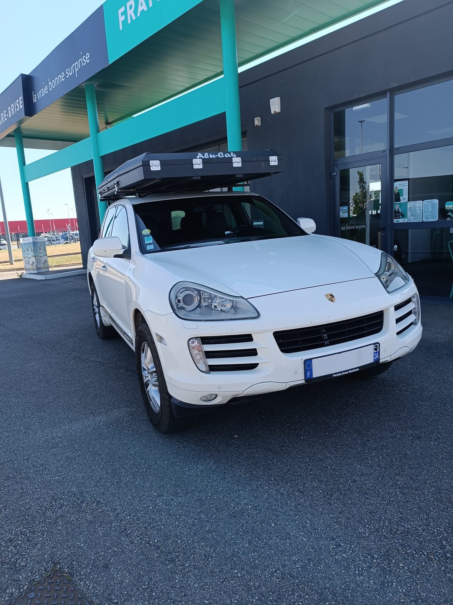Agence 123 Pare-Brise Macon Porsche Cayenne blanc