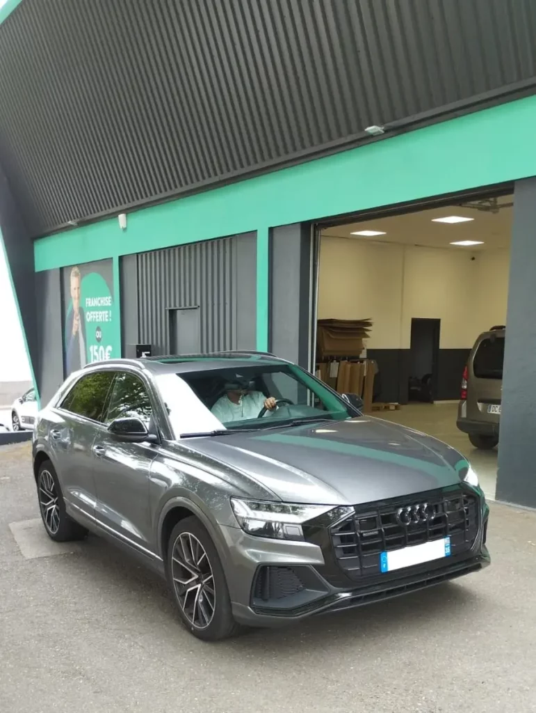 123-pare-brise-brest-audi-q8 Réalisation de l'agence 123 Pare-Brise de Brest, Audi Q8 gris