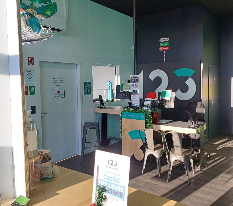 Agence 123 Pare Brise Angoulême accueil