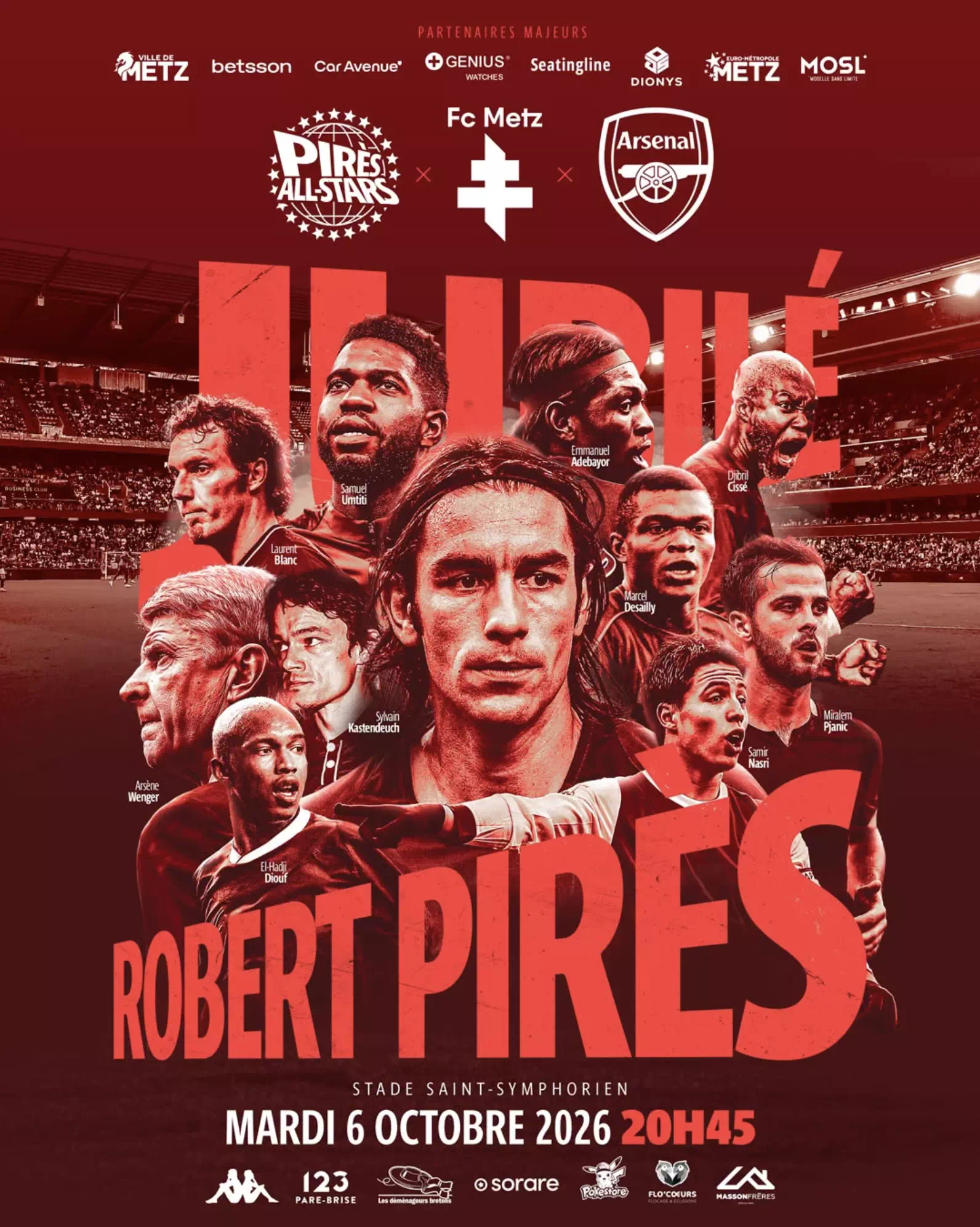 123 Pare-Brise partenaire du Jubilé Robert Pirès